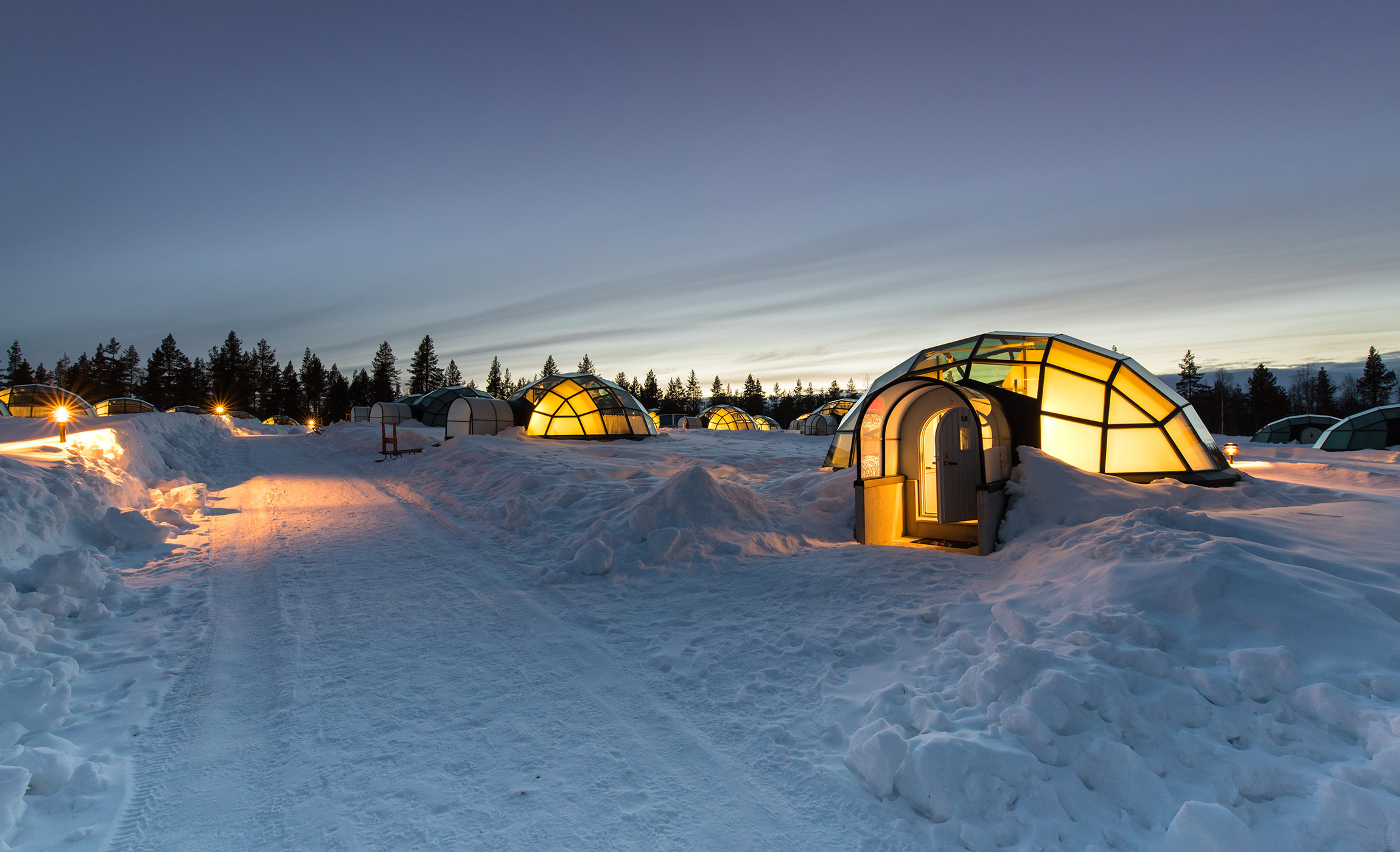 WITNESS THE MYSTICAL NORTHERN LIGHTS FROM THIS GLASS IGLOO IN FINLAND - TPM