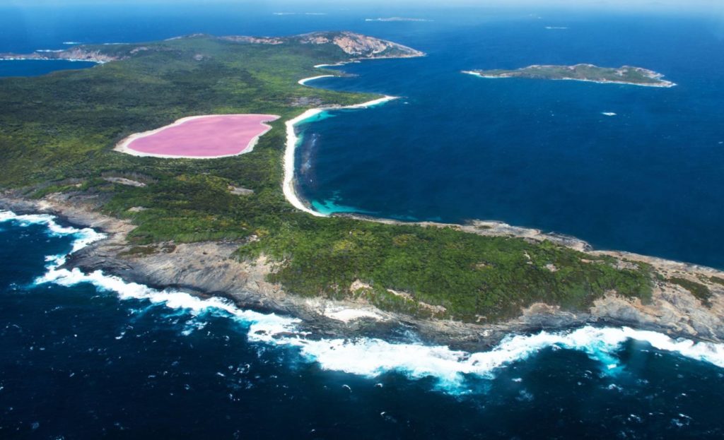 7 Naturally Beautiful Pink Lakes from Around the World