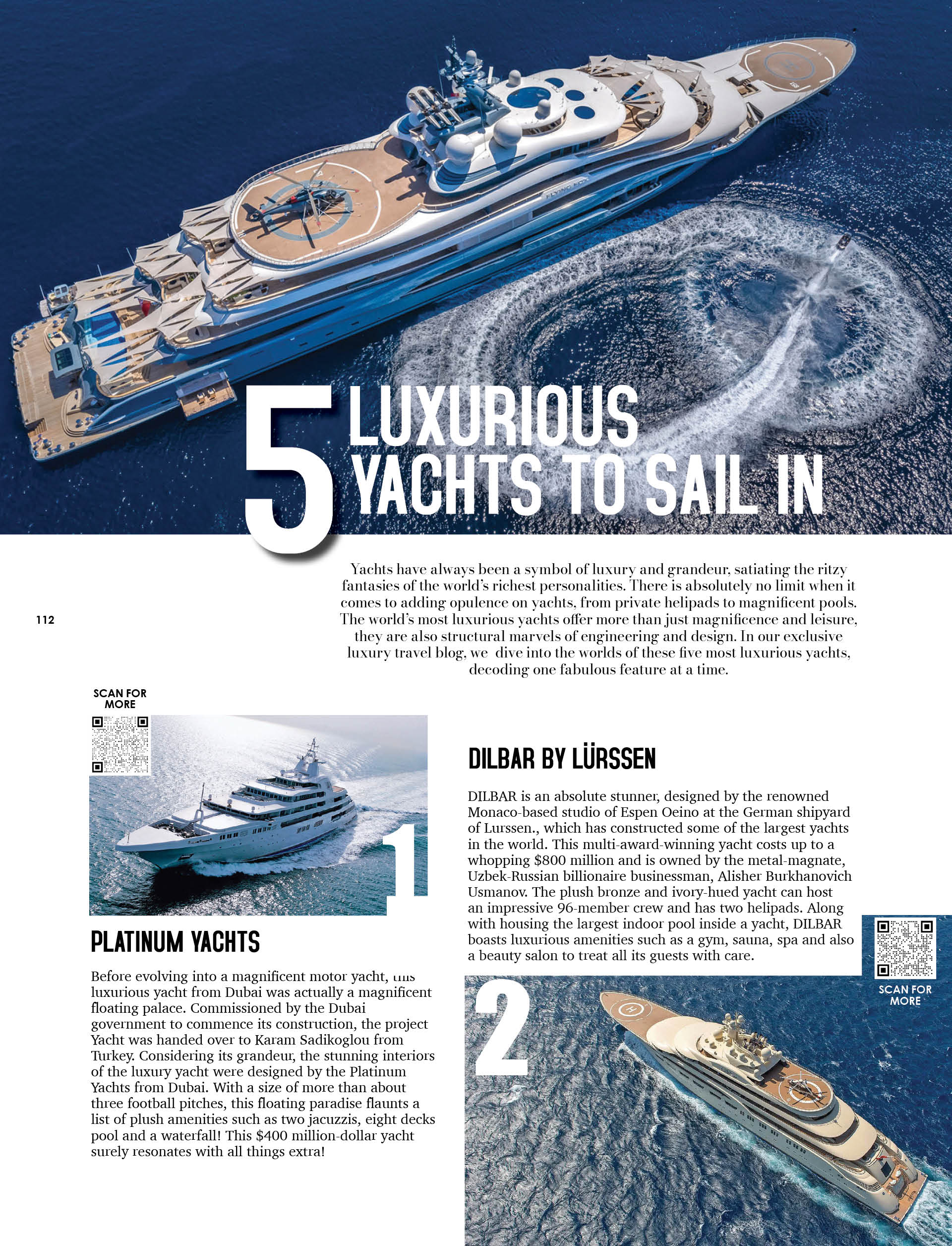 world's most luxurious yachts channel 5