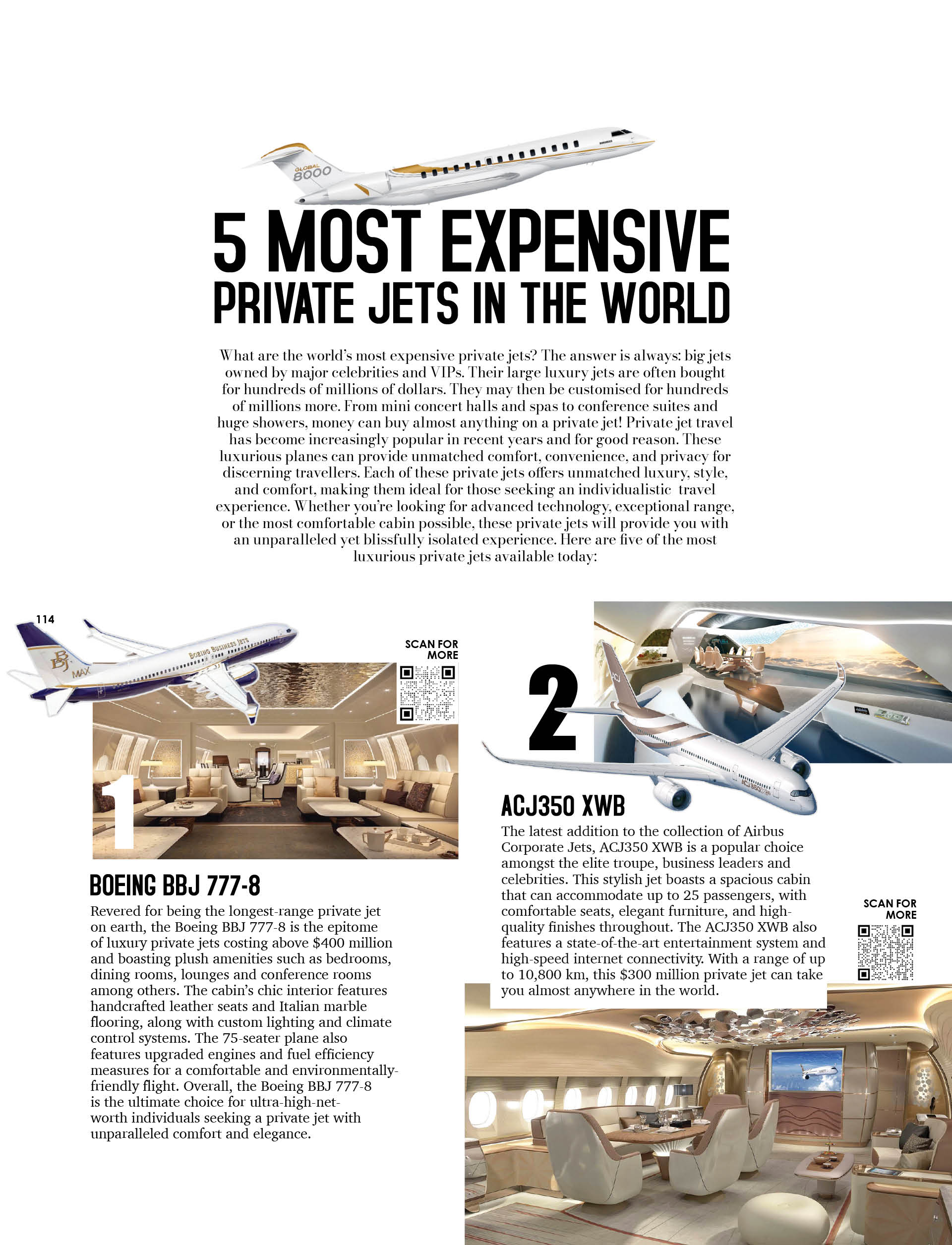 EXPENSIVE PRIVATE JETS