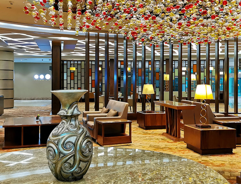The Emirates First Class Lounge in Dubai